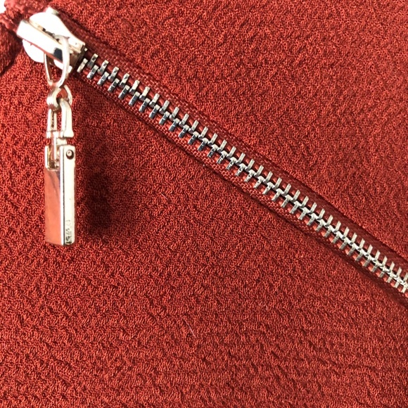 European Rust & Cream Layered Camisole Top Size 6 - Picture 3 of 7